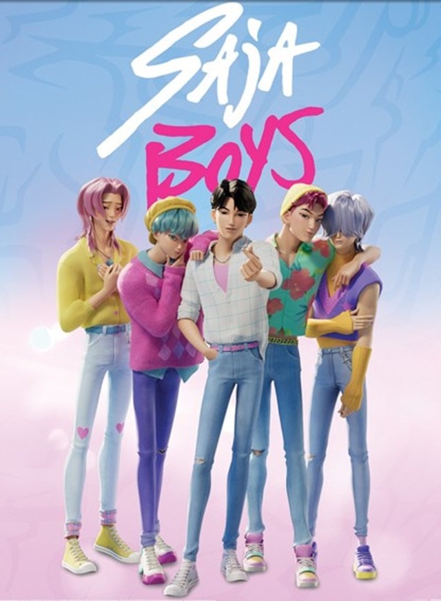 Kpop Demon Hunters Saja Boys Graffiti Wall T-Shirt