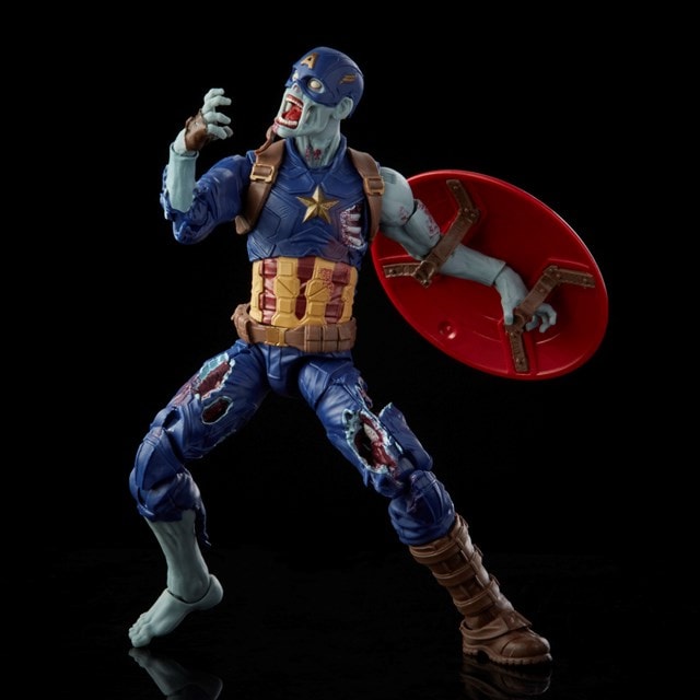 Zombie Captain America: Hasbro Marvel Legends Series Action Figure - 2