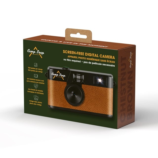 Camp Snap Brown Screen-Free Digital Camera - 10
