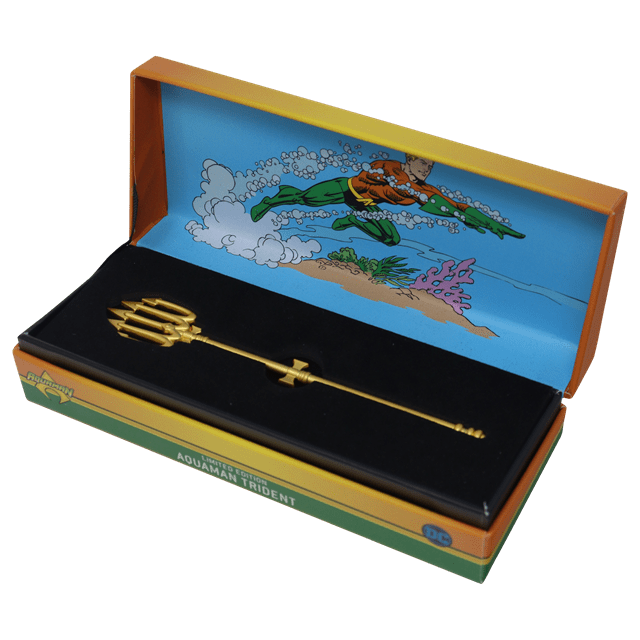 Aquaman Limited Edition 24K Gold Miniature Trident Collectible - 2
