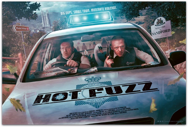 Hot Fuzz Kevin Wilson 61cm x 91cm Fine Art Poster - 1