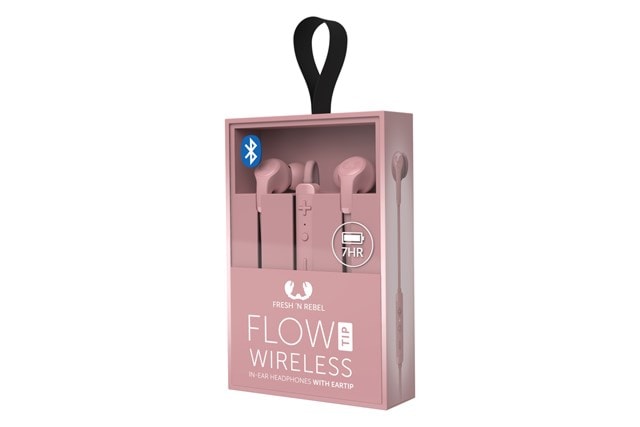 Fresh N Rebel Flow Tip Dusty Pink Bluetooth Earphones - 3