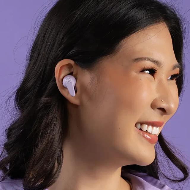 JLab Go Pods ANC Lilac Active Noise Cancelling True Wireless Bluetooth Earphones - 12