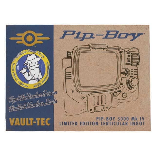 Pip-Boy Mysterious Stranger Perk Fallout Limited Edition Lenticular Ingot - 3