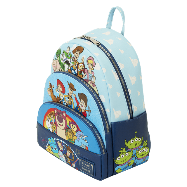 Movie Collab Triple Pocket Mini Backpack Toy Story Loungefly - 3