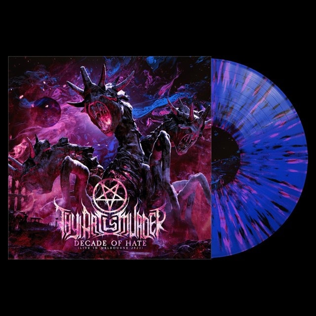 Decade of Hate: Live At Melbourne 2023 - Limited Edition Blue w/ Red and Black Pink Splatter - 1