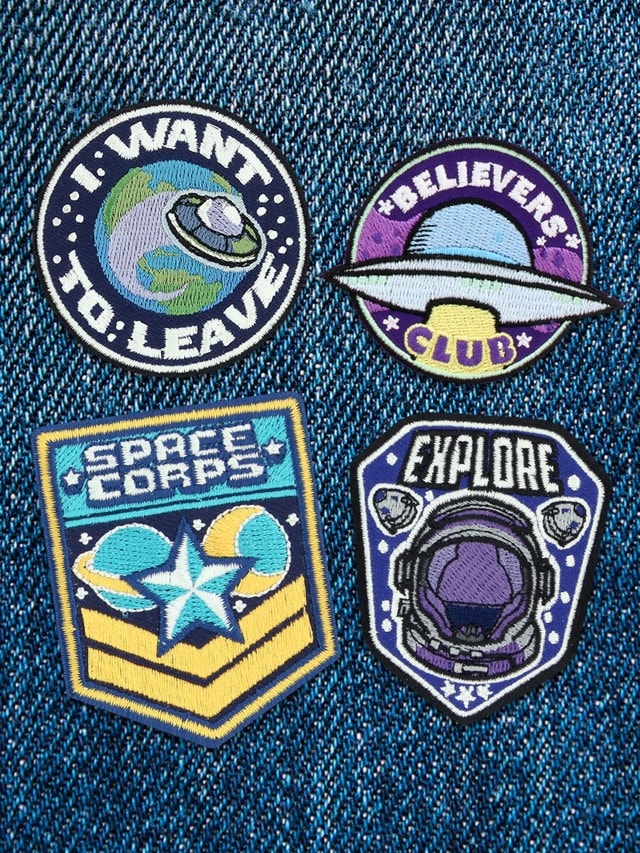 Space Corps Iron On Patch Pack - 2