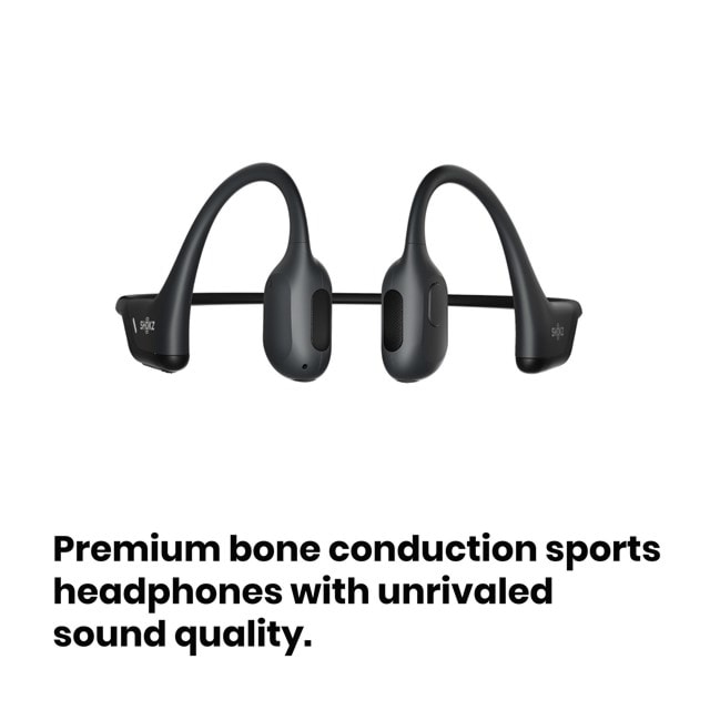 Shokz OpenRun Pro Black Bone Conduction Bluetooth Earphones - 2