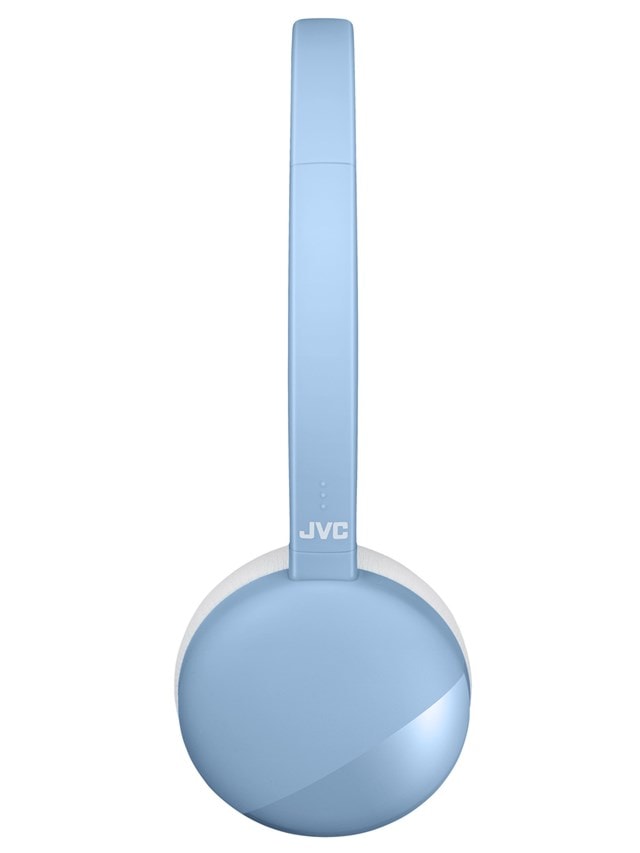 JVC Flats HA-S22W Blue Bluetooth Headphones - 3