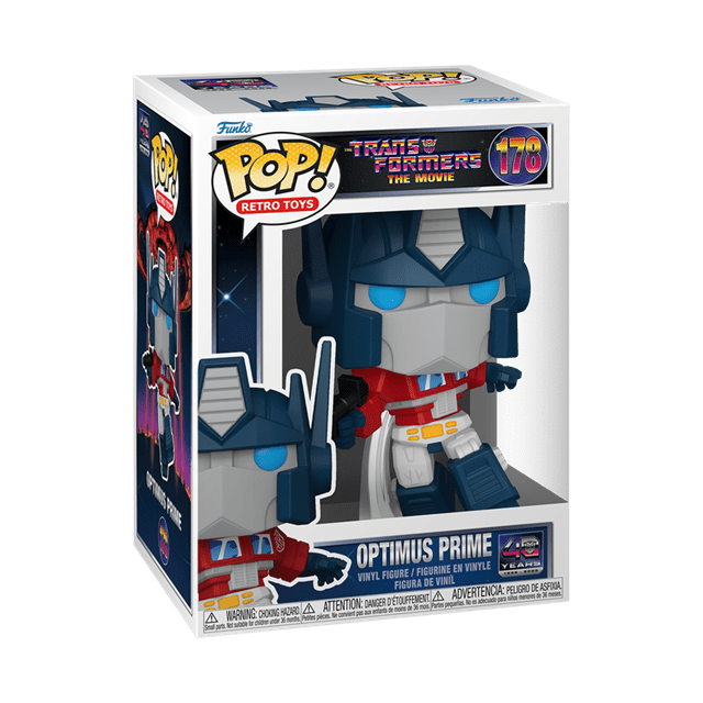 Optimus Prime 178 The Transformers The Movie 40th Anniversary Funko Pop Vinyl - 2