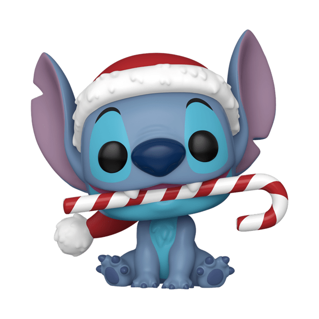 Stitch With Candy Cane 1502 Lilo & Stitch Holiday Funko Pop Vinyl - 1