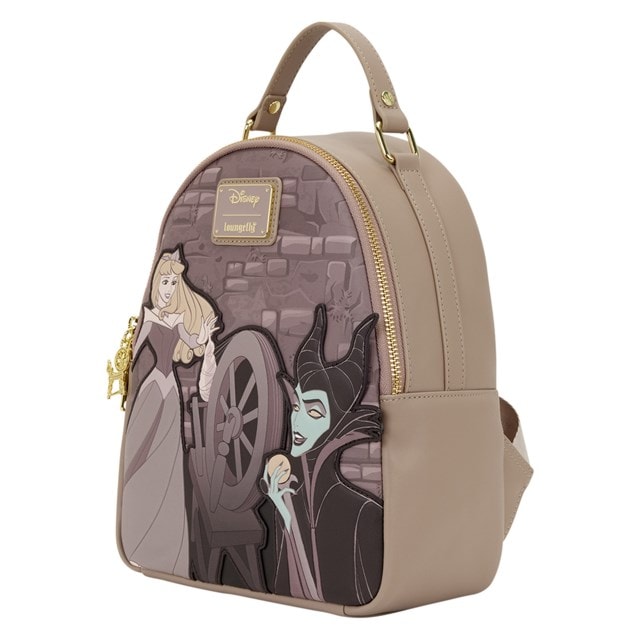 Sleeping Beauty & Maleficent Spinning Wheel Disney Loungefly Mini Backpack - 2