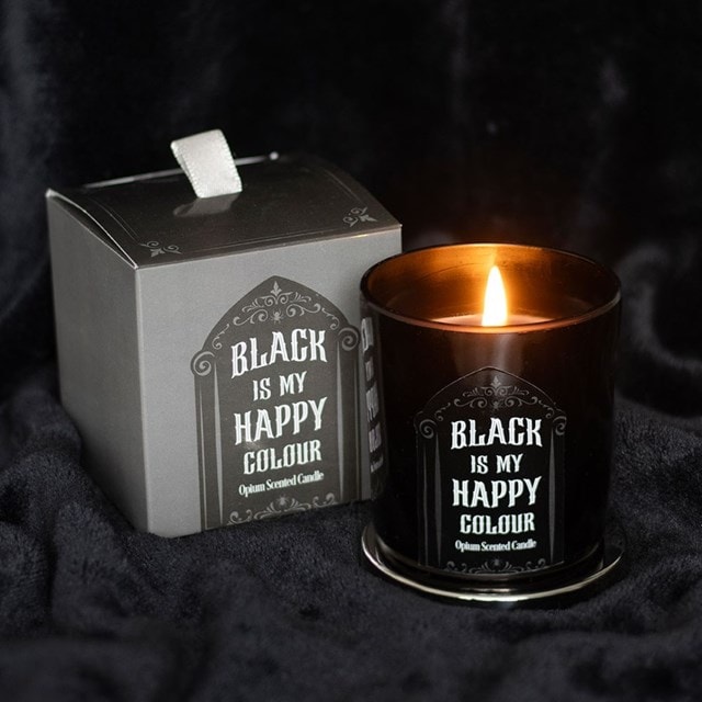 Black Is My Happy Colour Opium Candle - 3