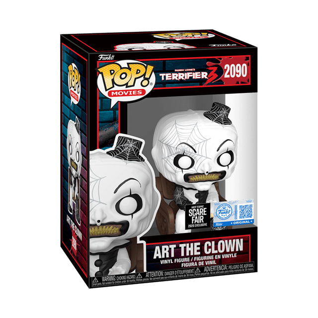 Art The Clown On Rocking Chair 2090 Terrifier hmv Exclusive Funko Pop Vinyl - 2