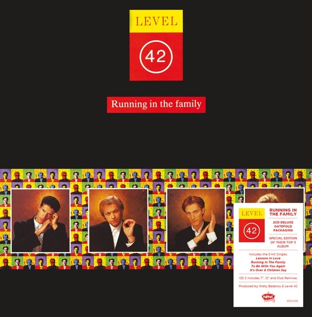 Level 42 Running In The Family 2CD In 7 Deluxe Gatefold CD Album Level 42 Running In The Family 2CD In 7 Deluxe Gatefold CD Album