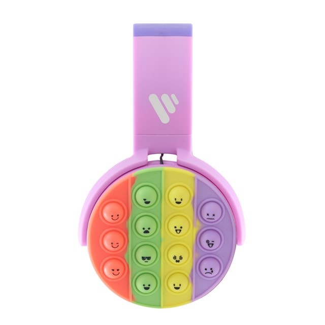 Vybe Stress Buster Purple Kids Headphones - 3