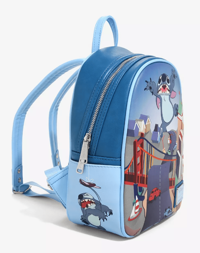 Stitch Badness Level Lilo & Stitch Mini Loungefly Backpack - 2