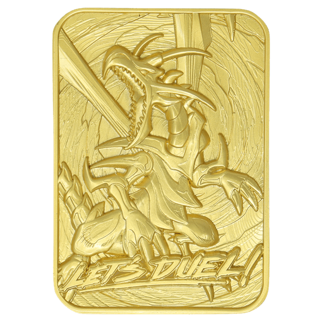 Red Eyes B. Dragon Yu-Gi-Oh! Limited Edition 24K Gold Plated Collectible - 3