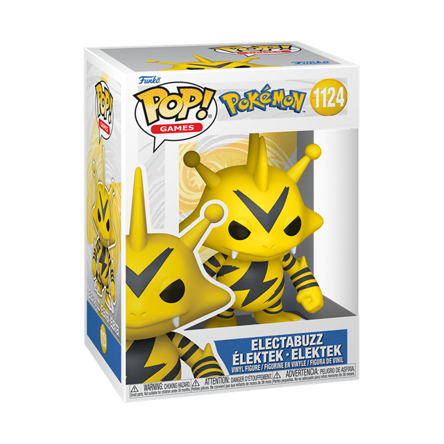 Electabuzz 1124 Pokemon Funko Pop Vinyl - 2