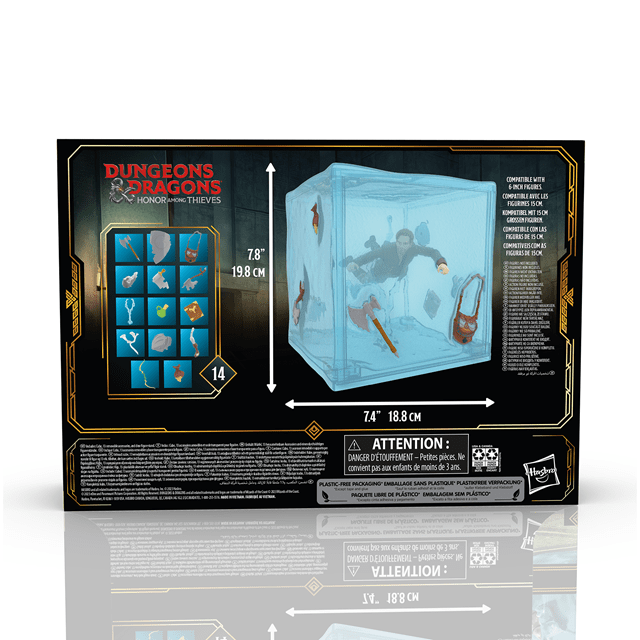 Dungeons & Dragons Honor Among Thieves Golden Archive Gelatinous Cube Collectible Figure - 3