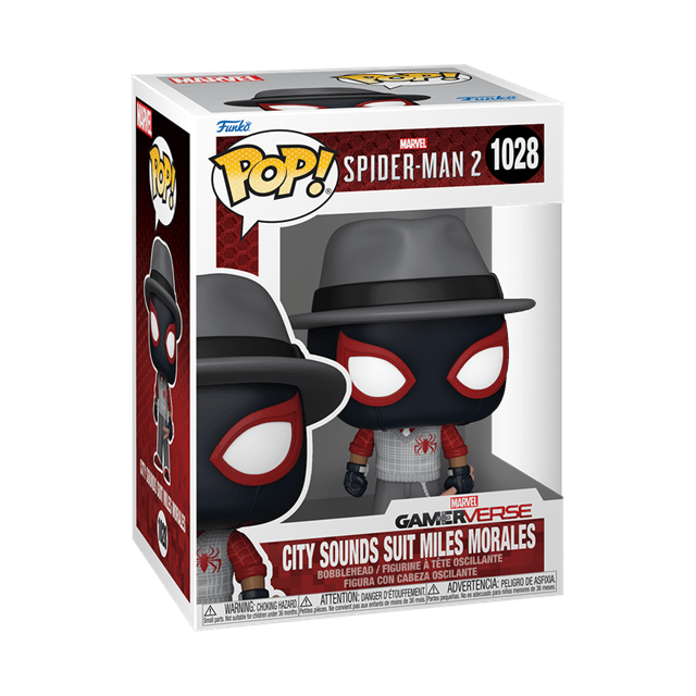 City Sounds Miles Morales 1028 Spider-Man 2 Funko Pop Vinyl - 2