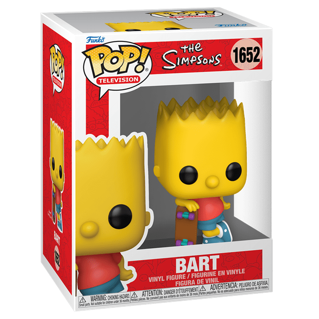 Bart With Skateboard 1652 Simpsons Funko Pop Vinyl - 2