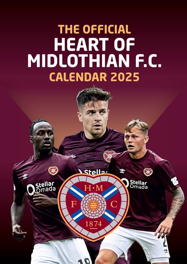 Hearts FC 2025 A3 Calendar - 1