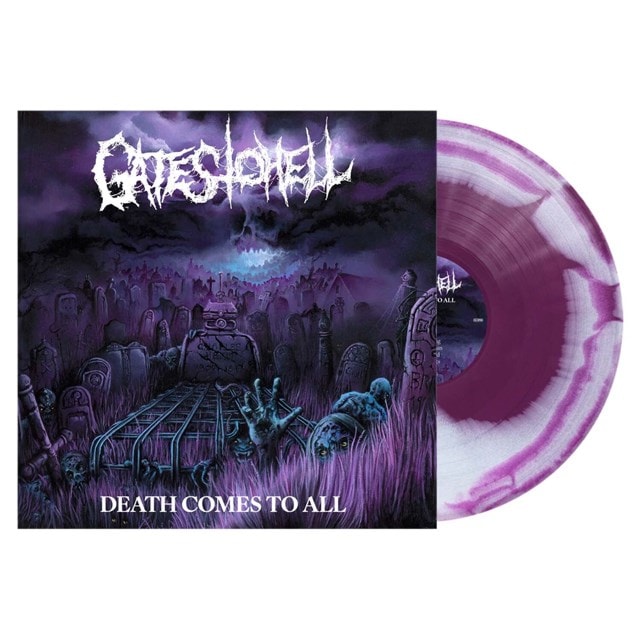 Death Comes to All - Purple & White Swirl Vinyl - 1