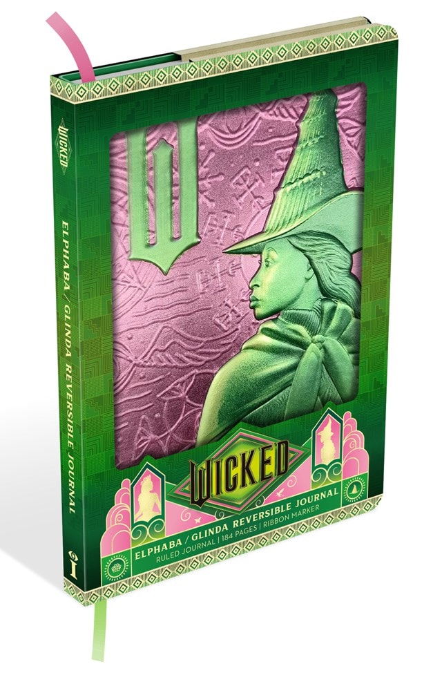 Wicked Emerald City Sculpted Reversible Journal - 3