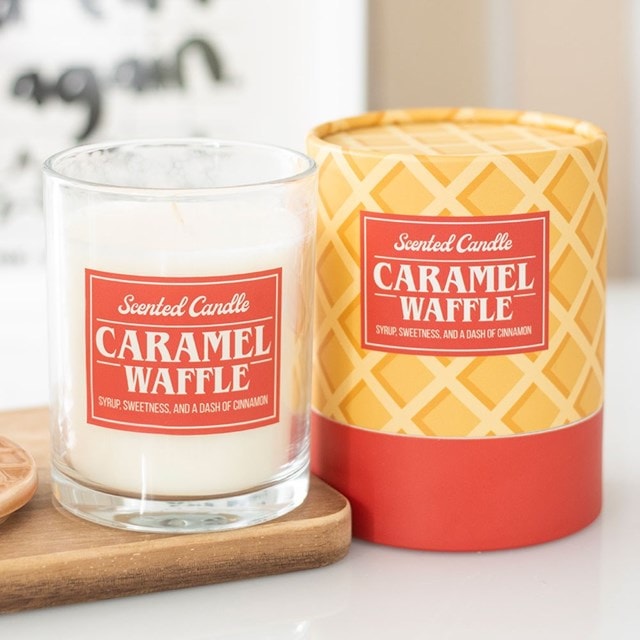 Caramel Waffle Scented Glass Candle - 2