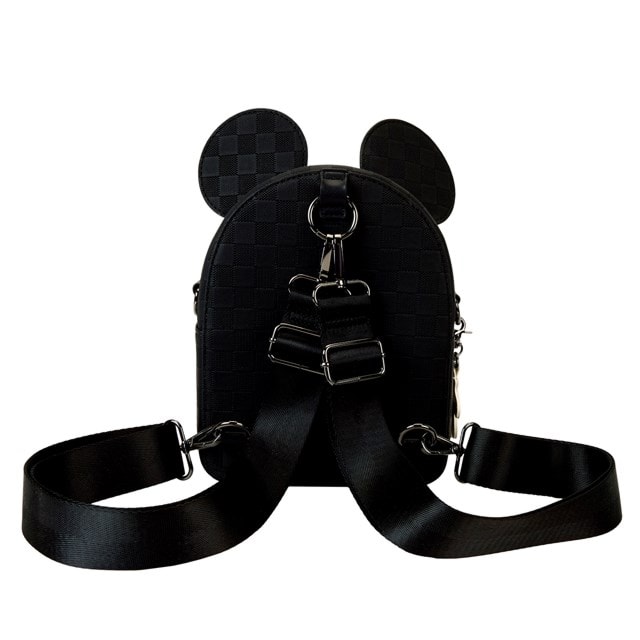 Mickey Mouse Ear Evergreen Disney Loungefly Convertible Crossbody Bag - 4