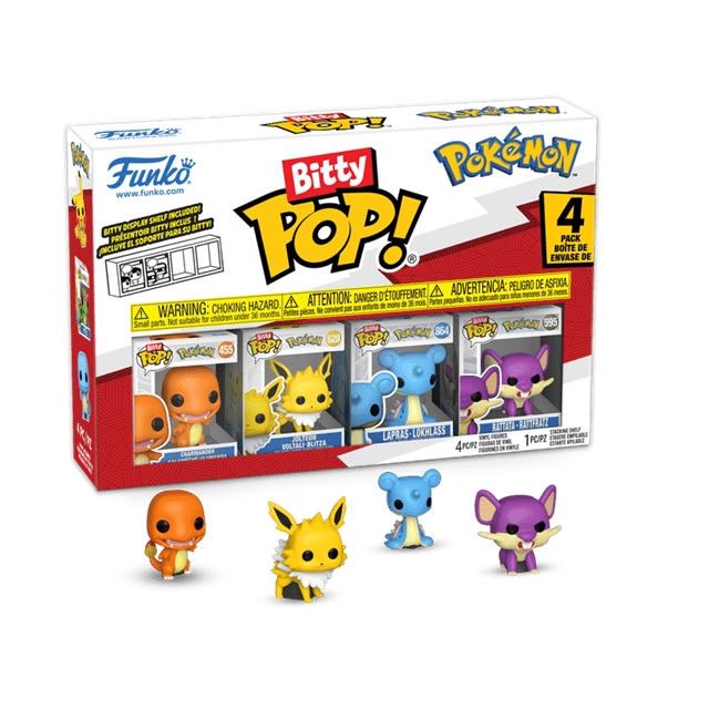 Charmander Pokemon Funko Pop Bitty 4 Pack - 1