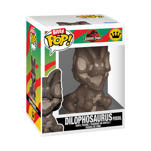 Tyrannosaurus Fossil & Dilophosaurus Jurassic Park Funko Bitty Pop 2 Pack - 2