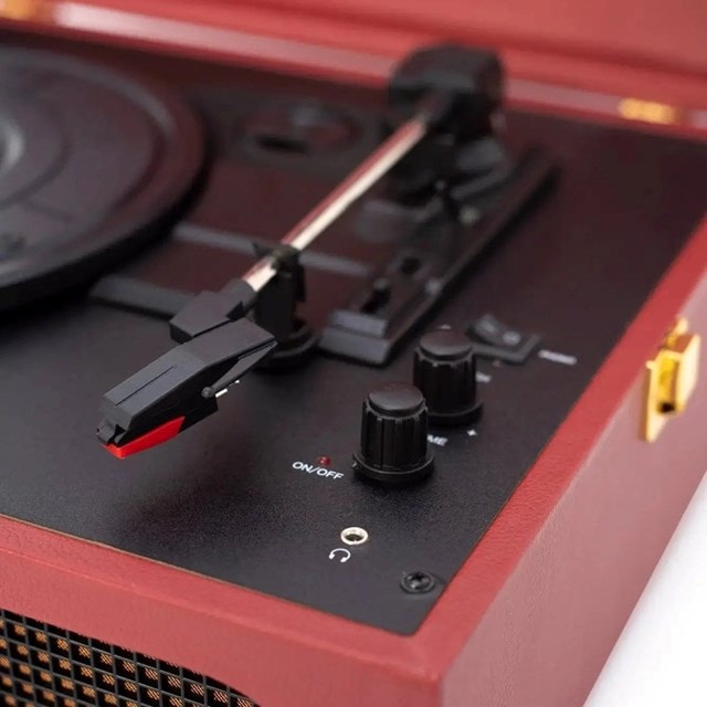 Crosley Voyager Burgundy Red Bluetooth Turntable - 2