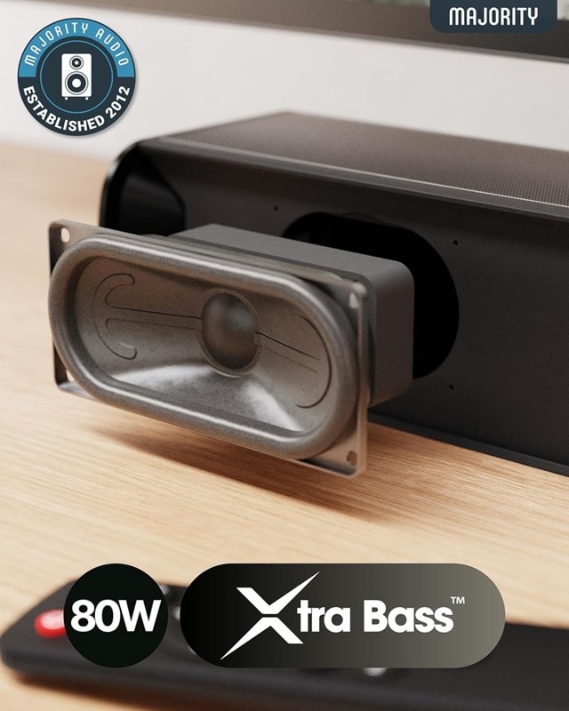 Majority Naga 40 Black Bluetooth Soundbar - 3