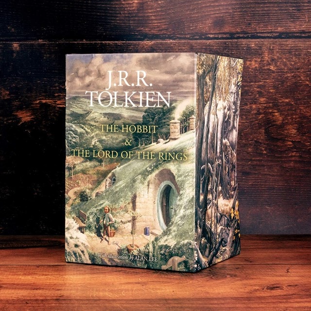 The Hobbit & The Lord of the Rings Illustrated Hardback Boxed Set By J. R. R. Tolkien - 4