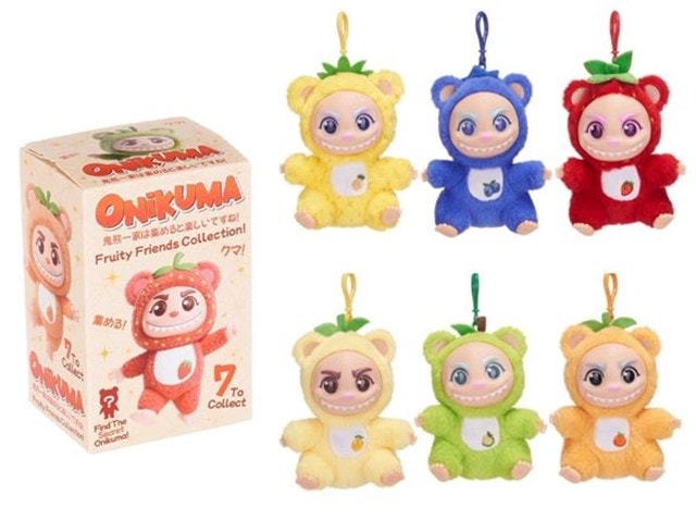 Onikuma Fruits Plush Bagclip Blind Box - 2
