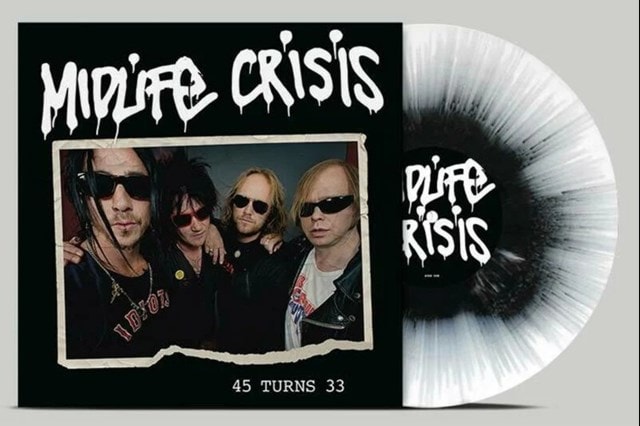45 turns 33 - Black/White Splatter Vinyl - 2