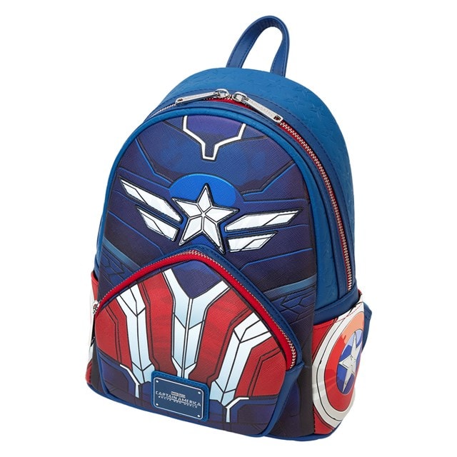 Captain America Brave New World Cosplay Loungefly Mini Backpack - 4