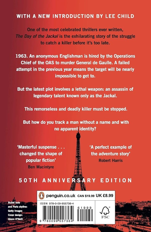 The Day Of The Jackal Paperback By Frederick Forsyth - 2