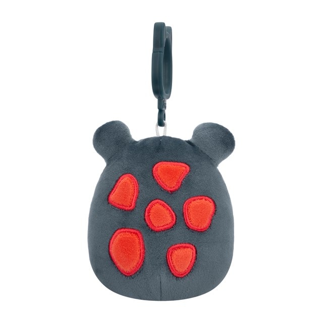 Jameel The Dark Blue Frog With Red Belly And Eyes Squishmallows Clip-On Plush - 4