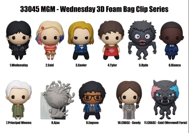Wednesday Series 1 Bag Clip - 2