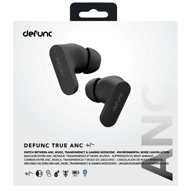 Defunc True ANC Black Active Noise Cancelling True Wireless Bluetooth Earphones - 4