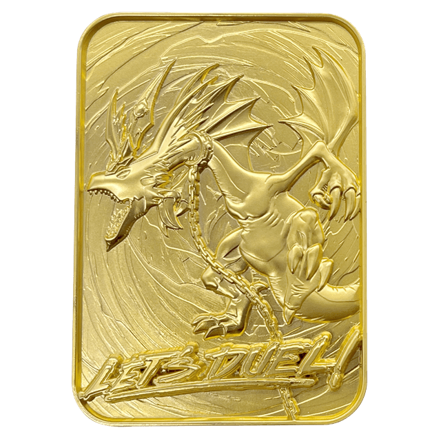 Yu-Gi-Oh! Limited Edition 24K Gold Plated Harpies Pet Dragon Ingot - 4