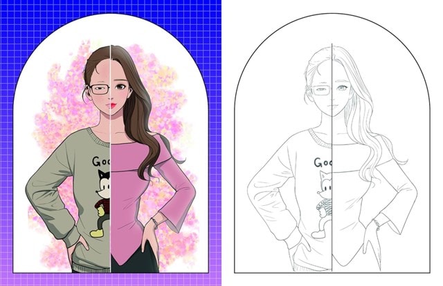 The Official True Beauty Colouring Book - 3
