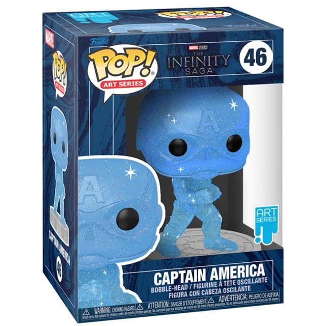 Captain America Blue (46): Artist Series: Infinity Saga Pop Vinyl - 2