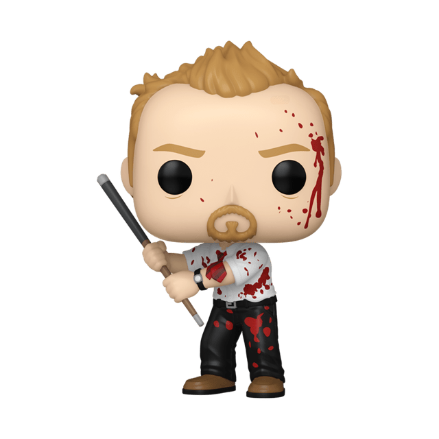 Shaun With Pool Cue With Chance Of Chase 1660 Shaun Of The Dead Funko Pop Vinyl - 3