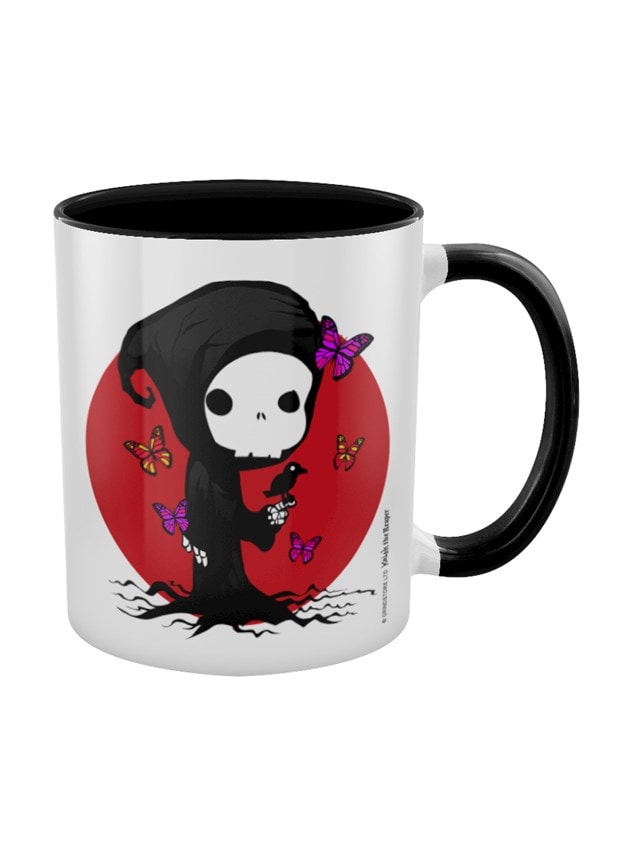 Keith The Reaper Butterfly Black Coloured Inner Mug - 3