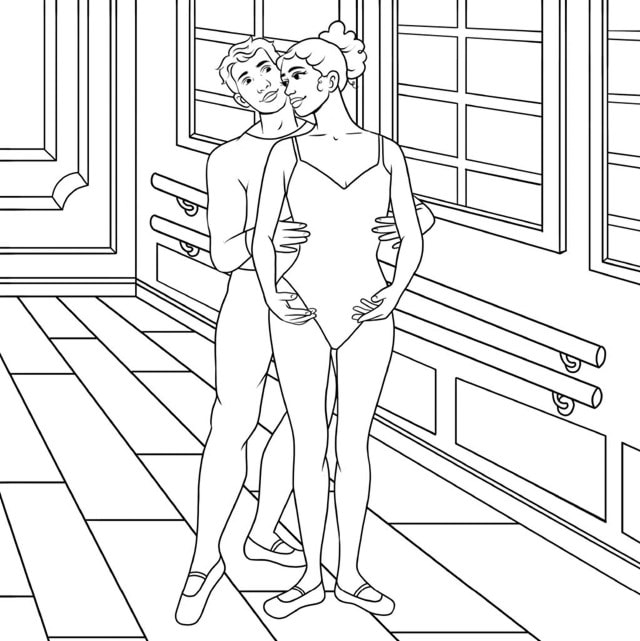 The Sports Romance Colouring Book - 7