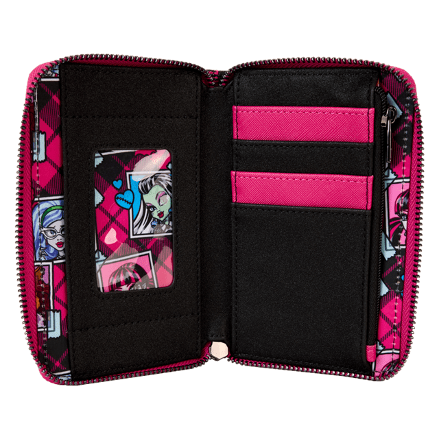 Monster High Crest Zip Around Loungefly Wallet - 3